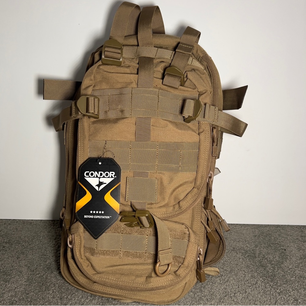 Condor Outdoor Compact Assault Backpack 24L Coyote Brown